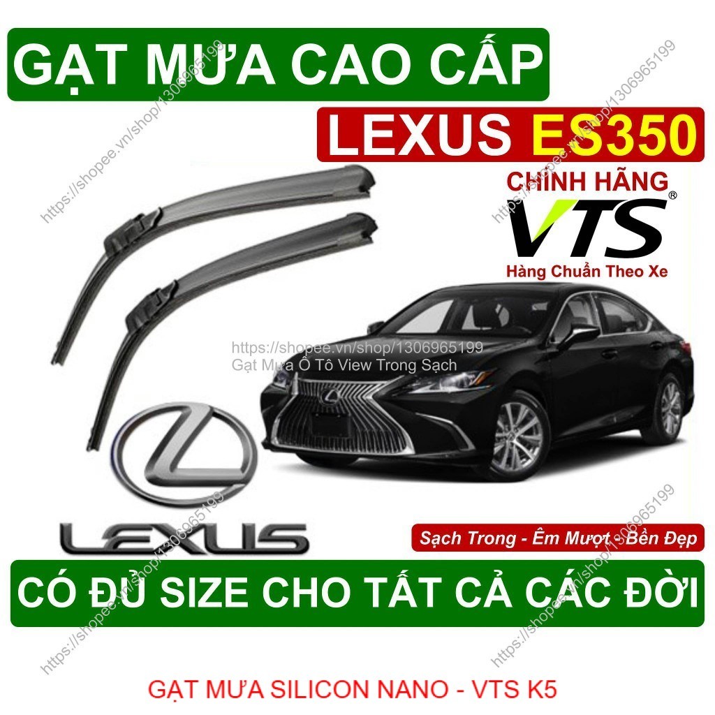 K5, Gạt Mưa Kính Lái Lexus ES350, Cặp Gạt Mưa Kính Lái Cho Các Dòng Xe Lexus ES350, Có Đủ Size Cho C