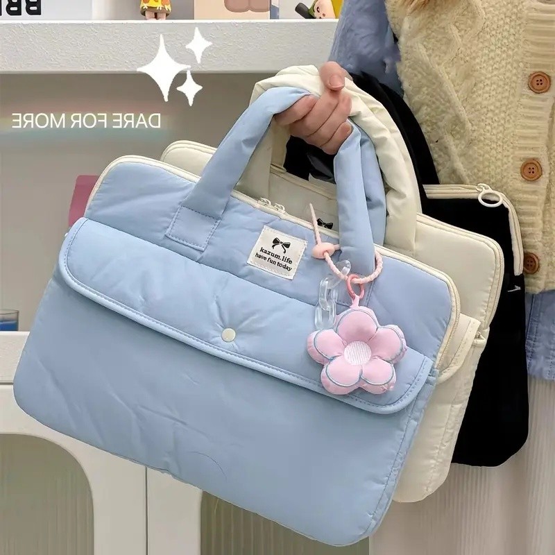 JjjCute Túi Laptop Cho 9.7-11 Túi IPad Macbook air 13 case 13,6 Pro14 15 Dell Xiaomi Lenovo Samsung 