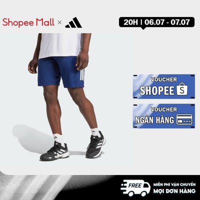 adidas Quần vợt Quần Short 3 Sọc Tennis Club Climacool Nam Màu xanh da trời JN5731