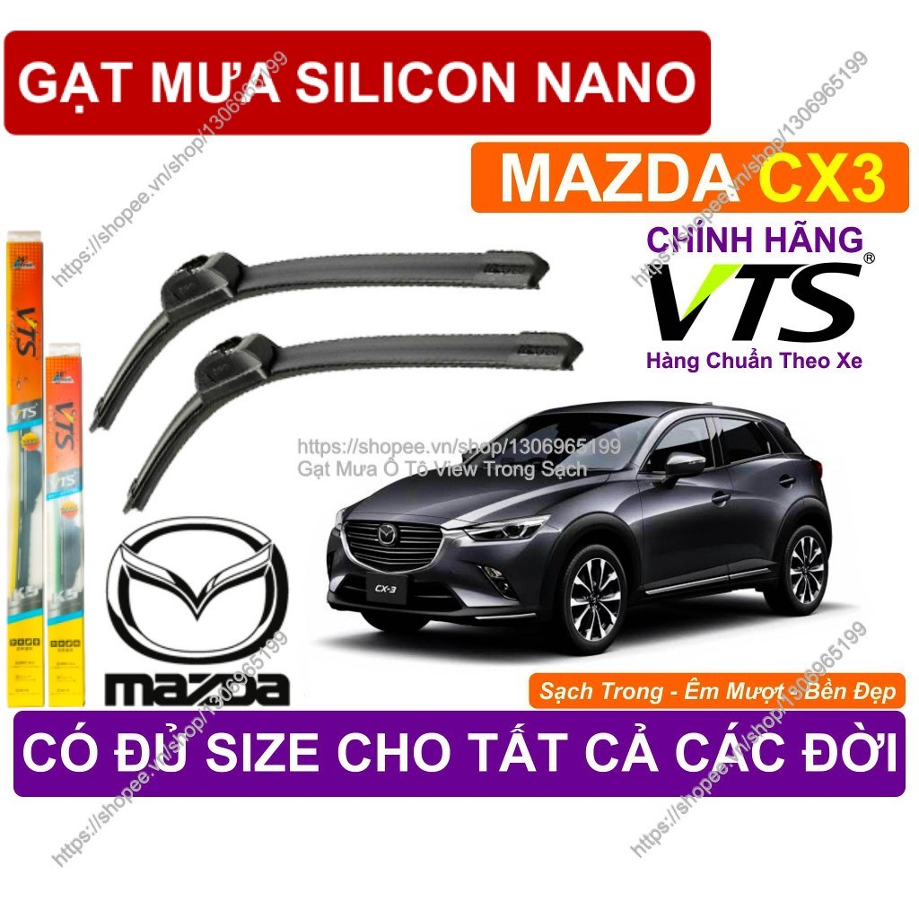 K5, Gạt Mưa Êm Mượt Kính Lái Mazda CX3, Cặp Gạt Mưa Kính Lái Mazda CX3,   Các Đời X.e Mazda CX3
