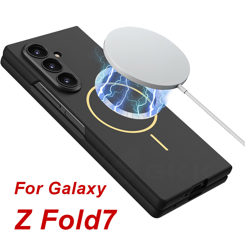 Ốp Sạc Không Dây LUKEN Cho Samsung Galaxy Z Fold 7 8 Chống Sốc Siêu Mỏng Matte Nhựa Cứng Cho Galaxy 