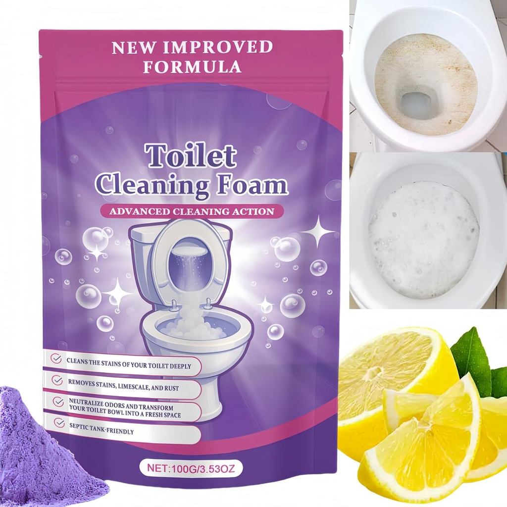 The Mir/acle Foaming Toilet Bowl Cleaner,Fizzclean Toilet Cleaner,Toilet Active Oxygen Agent,for Dee