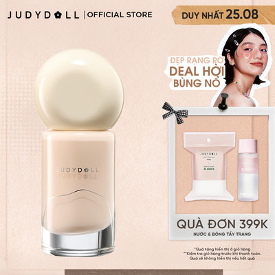 Kem Nền JUDYDOLL Cloud Touch Foundation Mỏng nhẹ Không mốc nền Chống nước Chống lem Lâu trôi 30ml