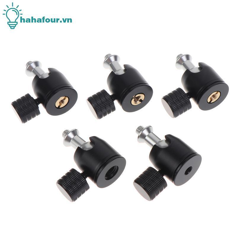 BN Mini Ball Head Tripod 1 / 4 "3 / 8" M4-M6 Vít gắn cho Camera VN