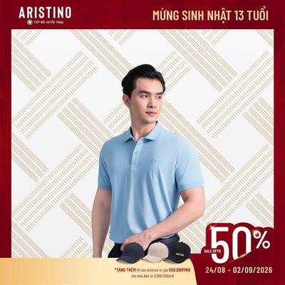 [ARISTINO x NGUYÊN KHANG] Áo Polo Nam Modal Aristino Regular APS016AS1