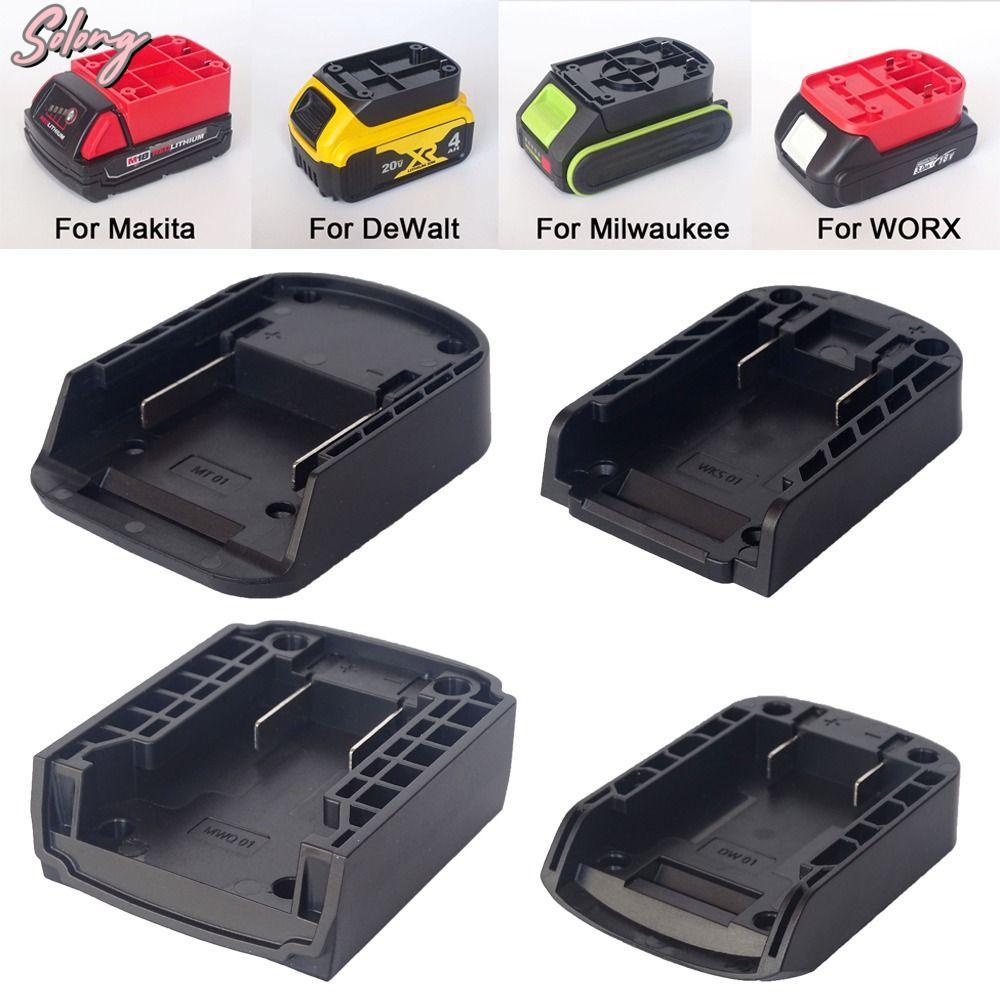 COMME DIY Adapter, Đầu nối pin ABS di động, Vỏ đầu sạc bền cho pin Lithium Makita / DeWalt / WORX / 