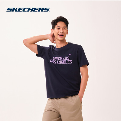 Áo Thun Tay Ngắn Nam Skechers Skechers Authentic Iconic Short Sleeve Tee - SL226M231-002Z