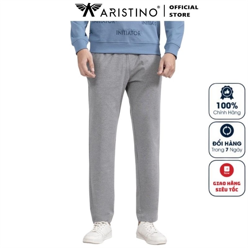 ARISTINO| Quần nỉ nam quần rời Aristino APA009W2 chất liệu polyester dáng regular fit