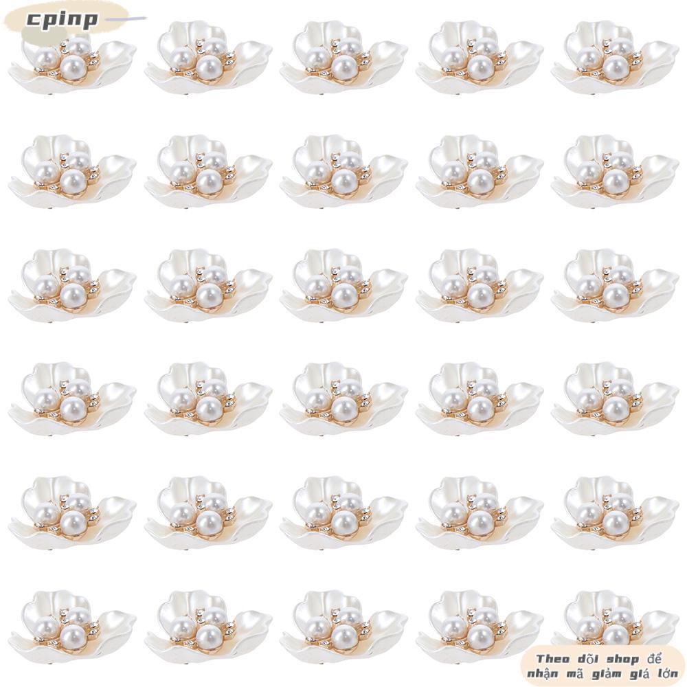 CPINCP Kim cương giả, Nút hợp kim màu trắng, Phụ kiện trang sức giả kim cương giả