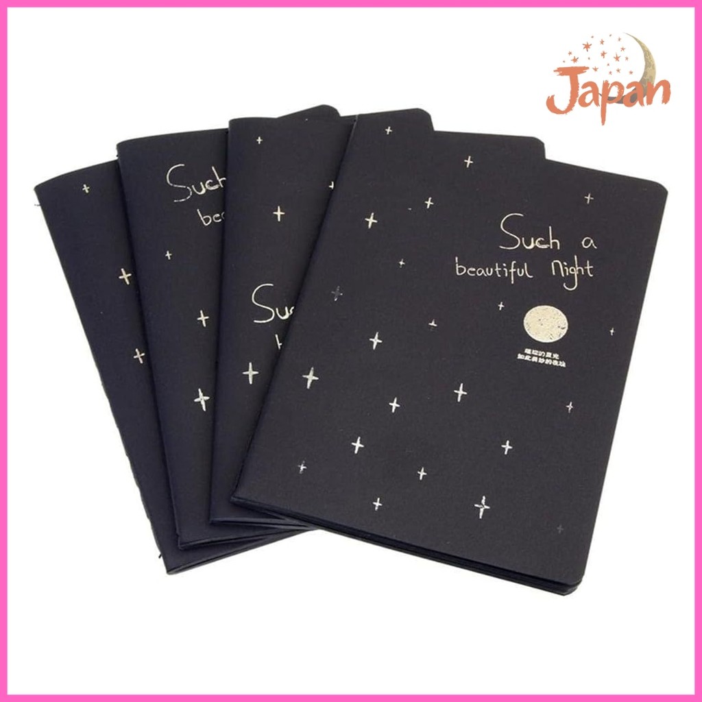 [Direct from Japan]Black Paper Sketchbook, Diary/Notebook, Art Paper Album, DIY Drawing/Doodle Suppl