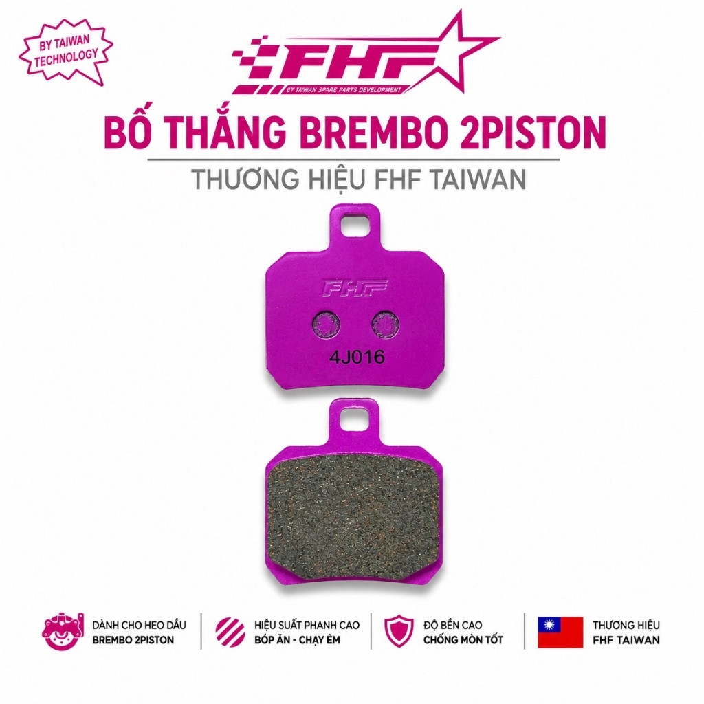 Bố Thắng FHF 2Pis Dành Cho Heo Brembo 2Pis / RCB R55 / Adelin 2 Pis / Frando 2 Pis ====