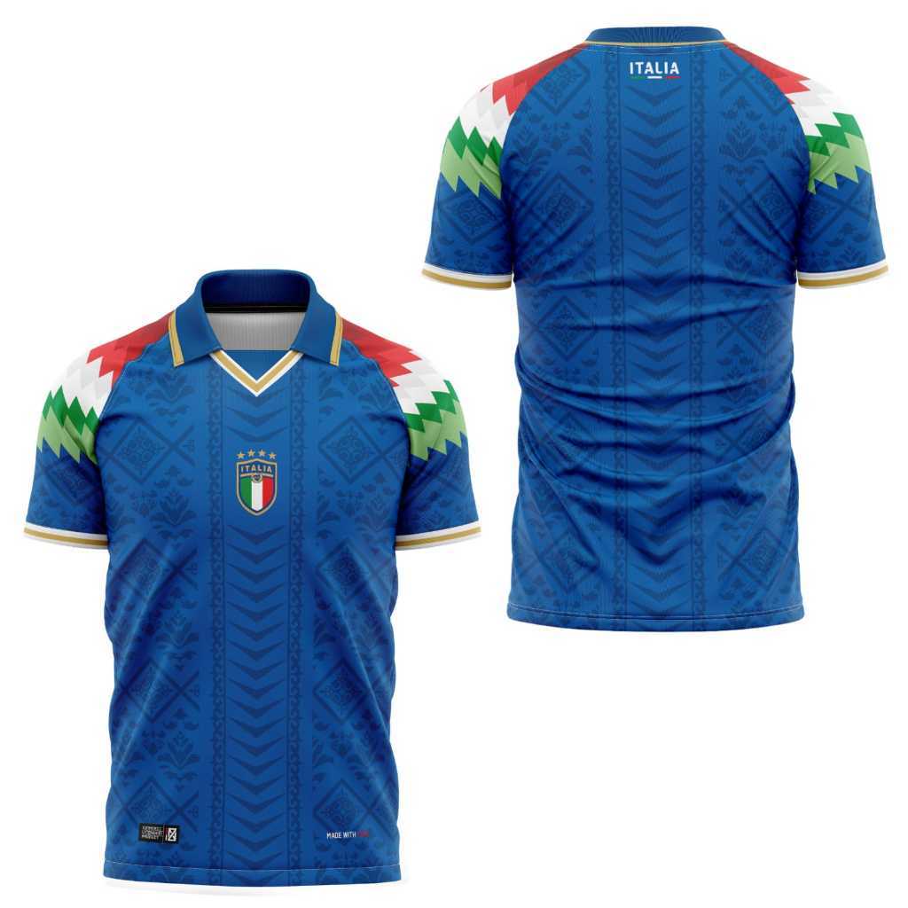 Nizesport - Jersey Bora Dreamy Gli Azzurri Retro In đầy đủ thông thường [Không tùy chỉnh]