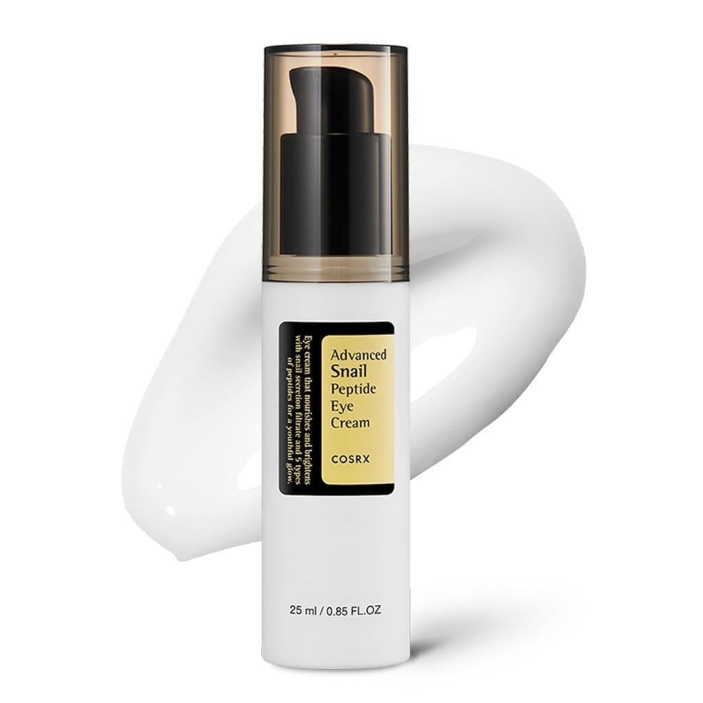 COSRX Snail Mucin Peptide Under-Eye, 0.84 fl oz, 73.7% Snail Mucin và Niacinamide, Chăm sóc vùng mắt