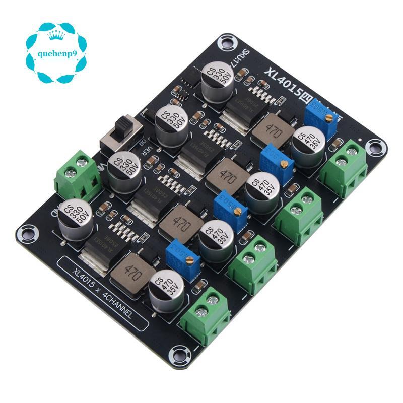 Mô-đun cấp nguồn bước xuống 4 kênh XL4015 Mô-đun cấp nguồn bước DC-DC DC5-32V sang DC0.8-30V Bảng cấ