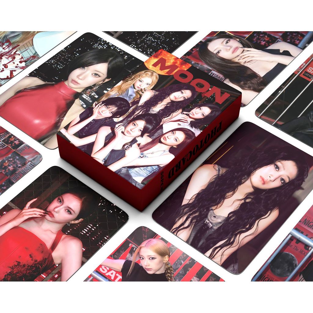 KPOP 55 Cái / hộp BÉMONSTER Photocards MOON KPOP LOMO Card Collection Card AHYEON ASA CHIQUITA