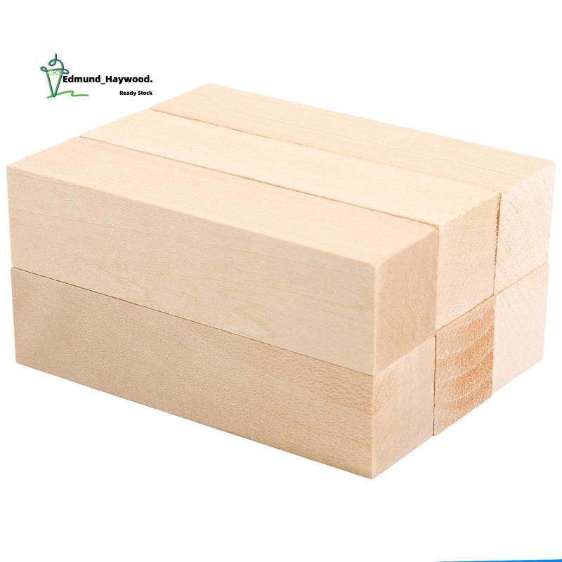 6 Chiếc Basswood Khắc Khối Gỗ Cho Người Mới Bắt Đầu Khắc Sở Thích Bộ DIY Khắc Gỗ