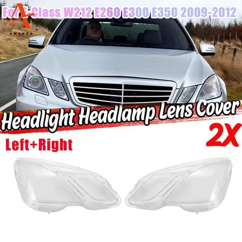 Bên Phải Cho - E Class W212 2009-2012 E300 E350 E500 E63 Vỏ Ống Kính Đèn Pha Đầu Vỏ Bóng