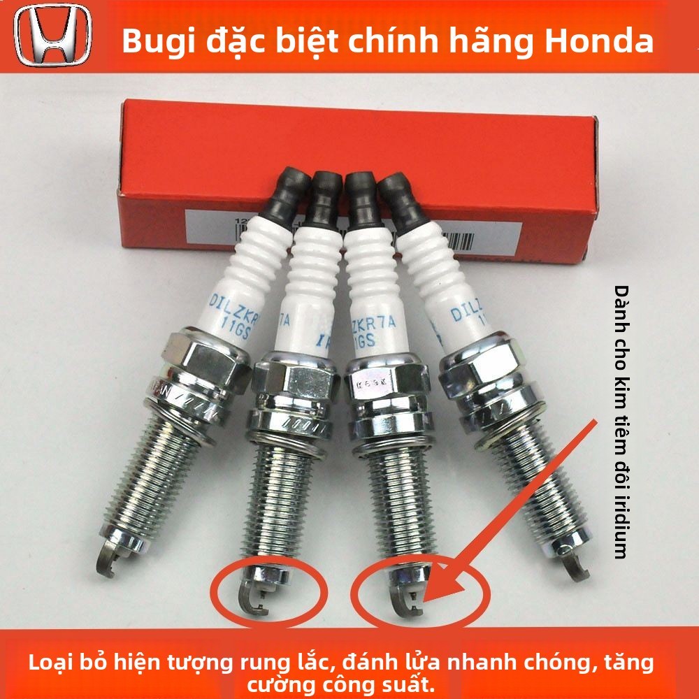 Bugi kép iridium chính hãng Honda dành cho Accord và Civic CRV Odyssey, Lingpai, Fengfan, Bugi Fit X
