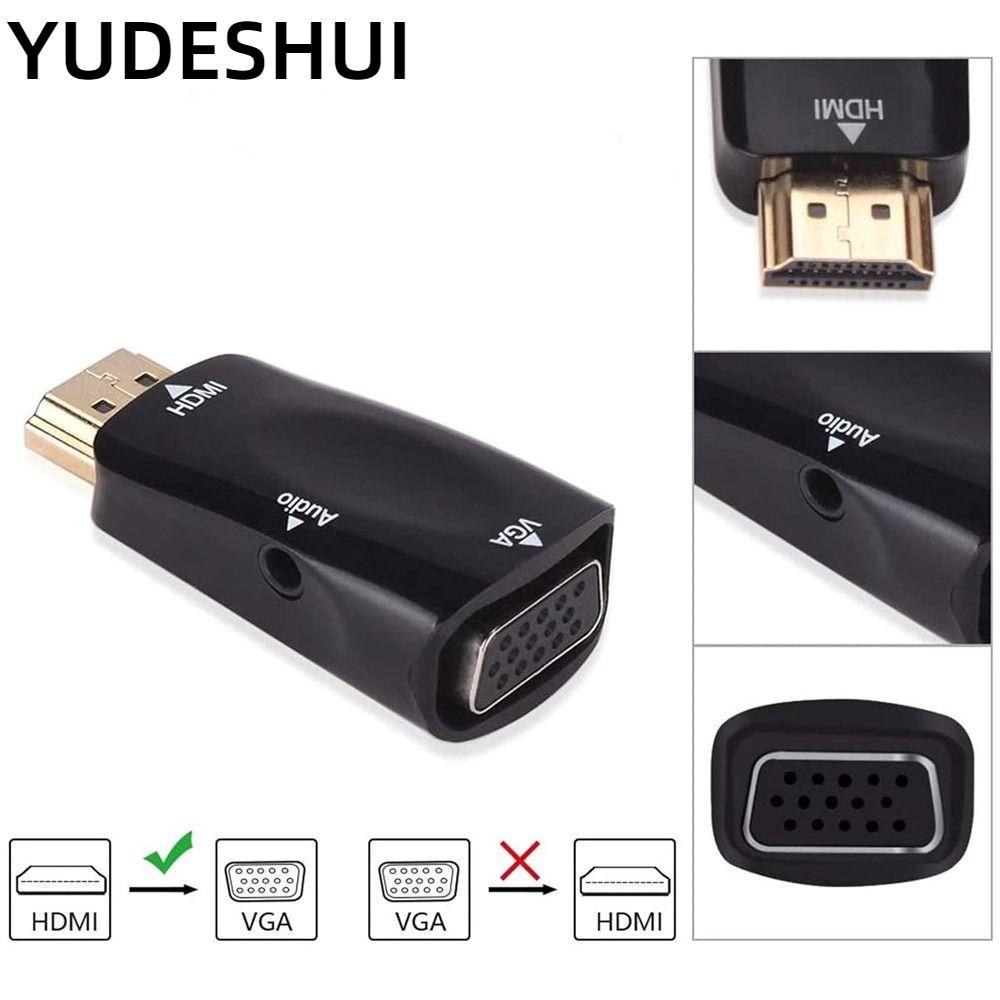 Bộ chuyển đổi HDMI sang VGA YudhUI, Đầu vào HDMI nam Đầu ra VGA đầu ra HDMI sang VGA Bộ chuyển đổi H