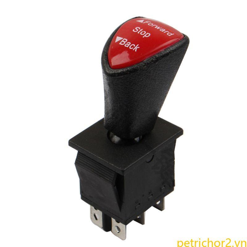 PET DPDT 6Pin Latching Slide Rocking Switch Forwards-Stop-Back Dễ sử dụng
