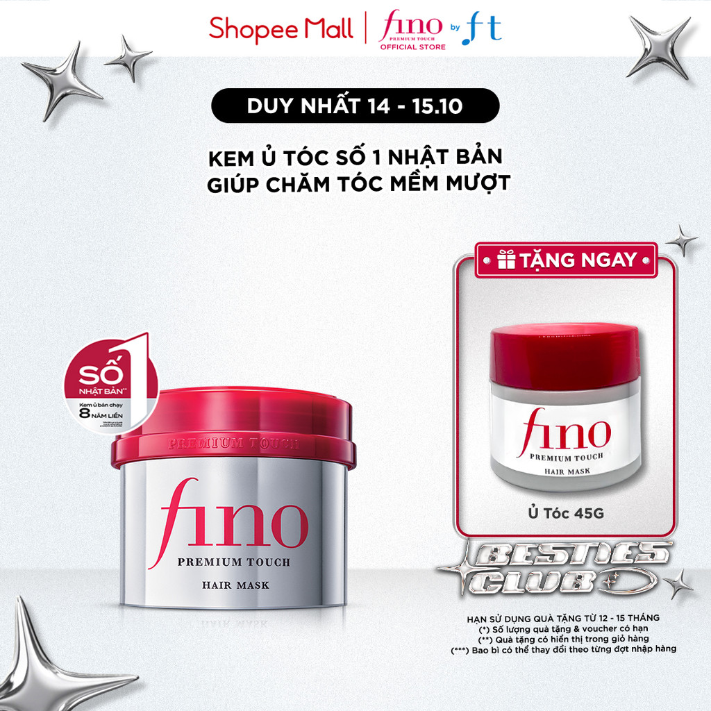Kem ủ tóc cao cấp fino premium touch b 230g