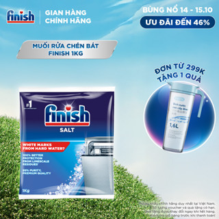 Muối Rửa Chén Bát Finish Salt - Bịch 1KG