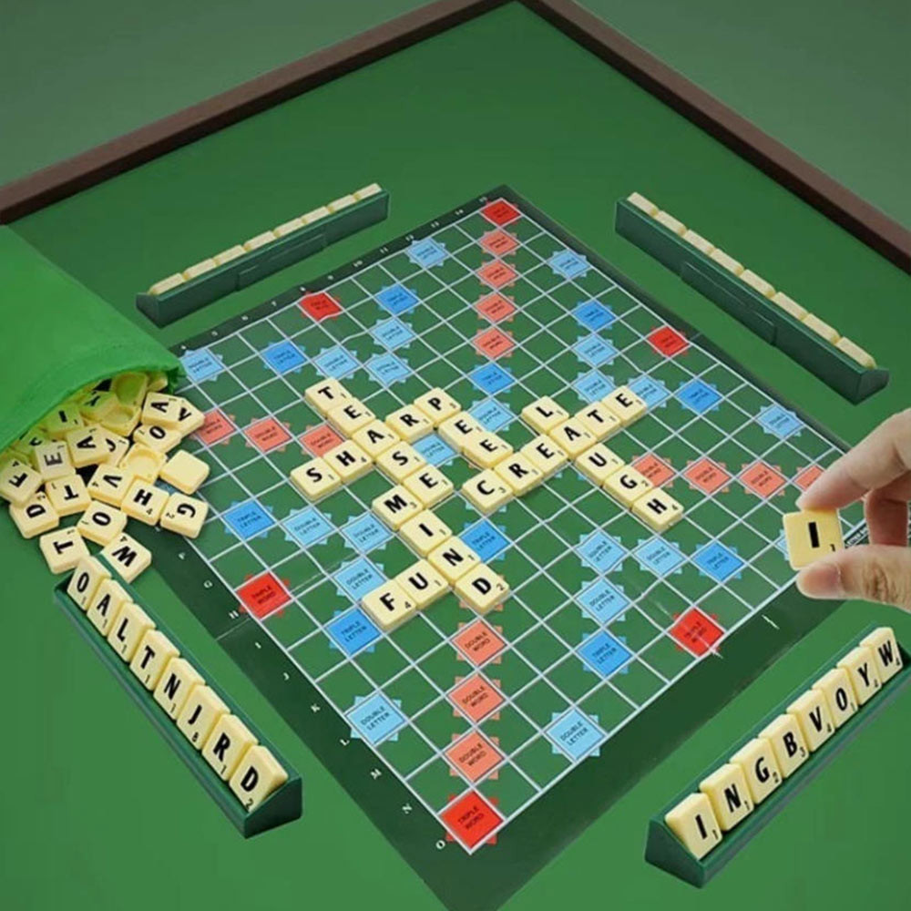 SCRABBLE English Word Crossword Educational Board Game Toys
