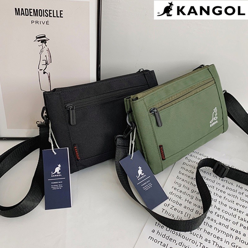 Túi xách thời trang SA2 Kangol Túi xách nữ Messenger Canvas Túi đeo chéo nhỏ
