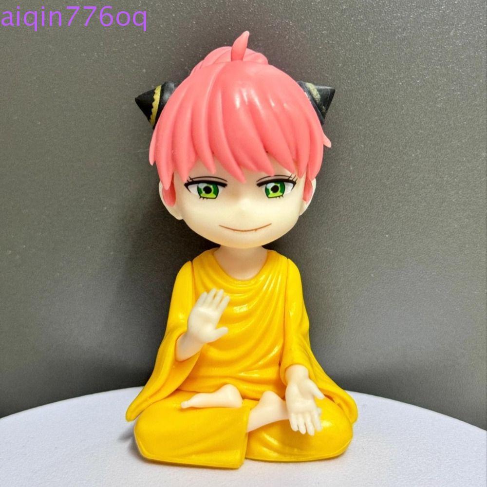 AIQINOQ Anime Hình, Anime SPY × FAMILY Phật Anya Forge Hình, Anime Ngoại Vi Halo Collection Lotus Pe