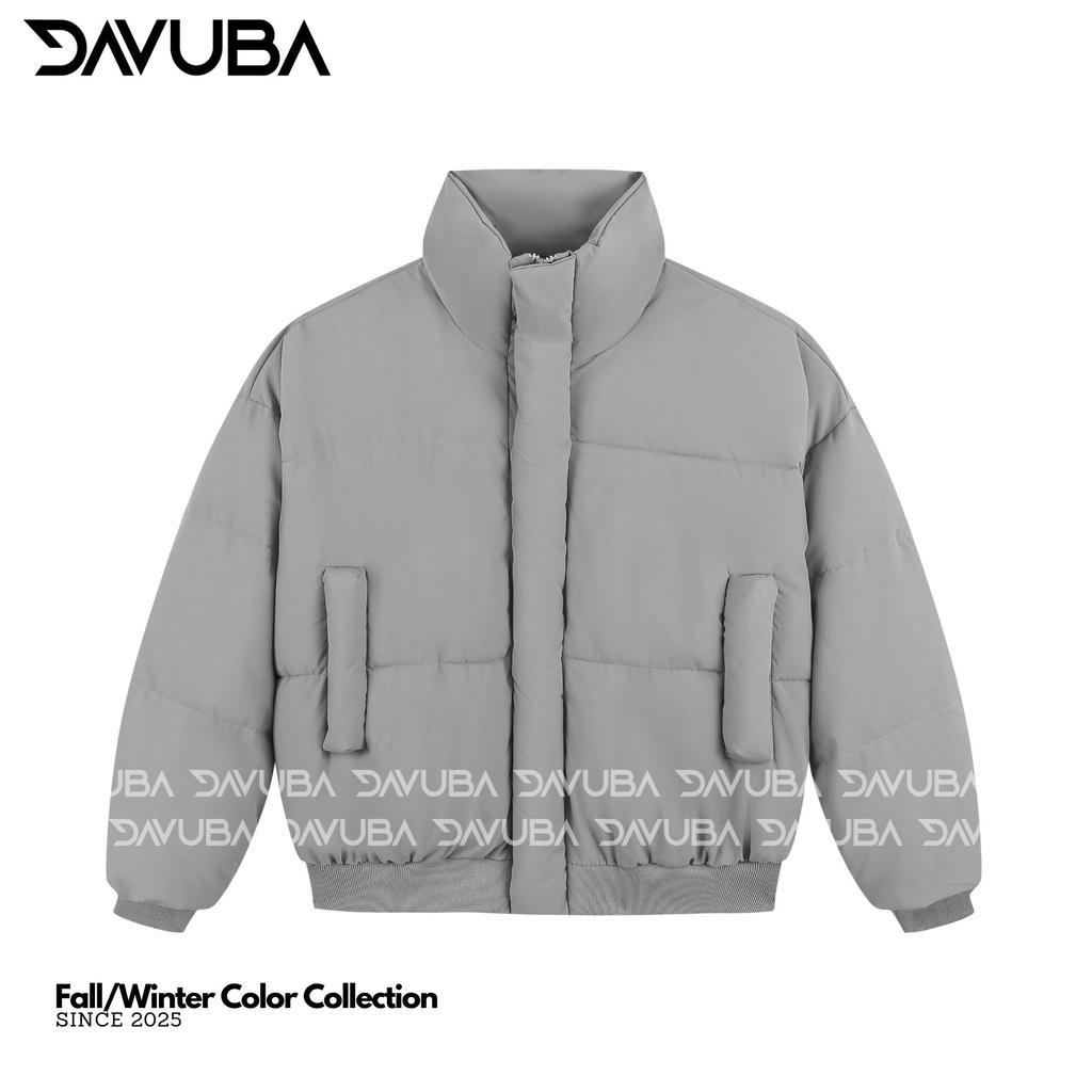 DAVUBA I Áo Phao Boxy (Ver2) Dày Dặn Tay Dài Cổ Cao Nam Nữ SM162 | BigBuy360 - bigbuy360.vn