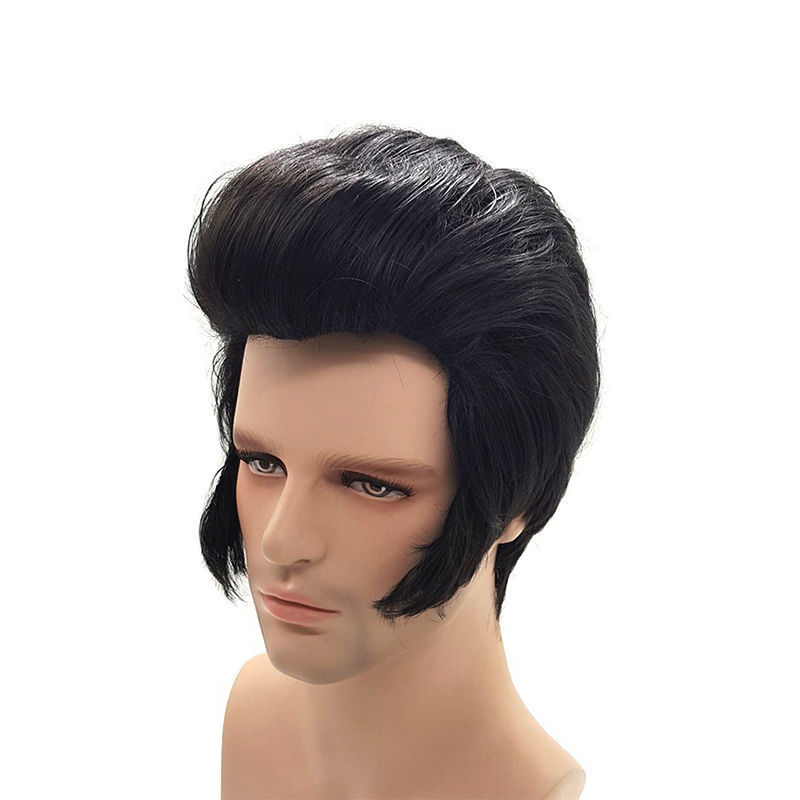 Ca Sĩ Nhạc Rock Elvis Presley Elvis cosplay Tóc Giả Giáng Sinh Bóng Đảng Tóc Giả20251020