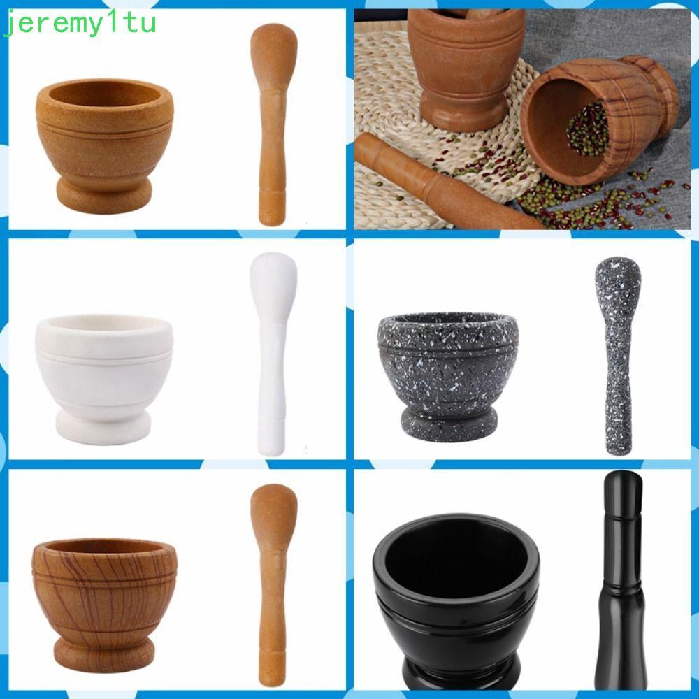 JEREMY Mortar Pestle Set, Manual Multi-function Mashing Medicine Pot, Mashed Garlic Durable Lightwei