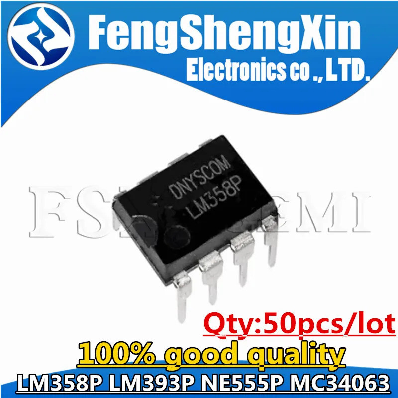 50 Cái / lốc LM358P LM358N LM393P NE555 NE555P MC34063A MC34063 MC34063API LM393N LM393N LM393 DUAL 