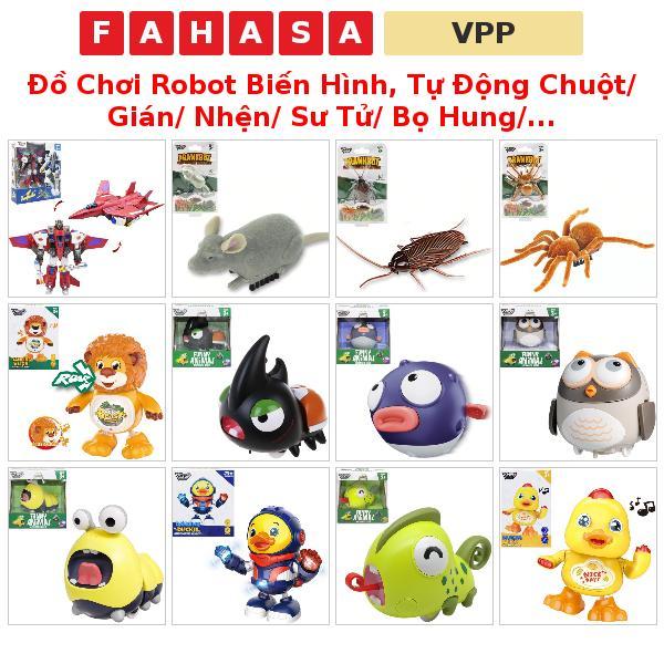 Đồ Chơi Robot Biến Hình, Tự Động Chuột/ Gián/ Nhện/ Sư Tử/ Bọ Hung/ Cá/ Cú Vọ/ Larva/ Phi Hành Gia/ 