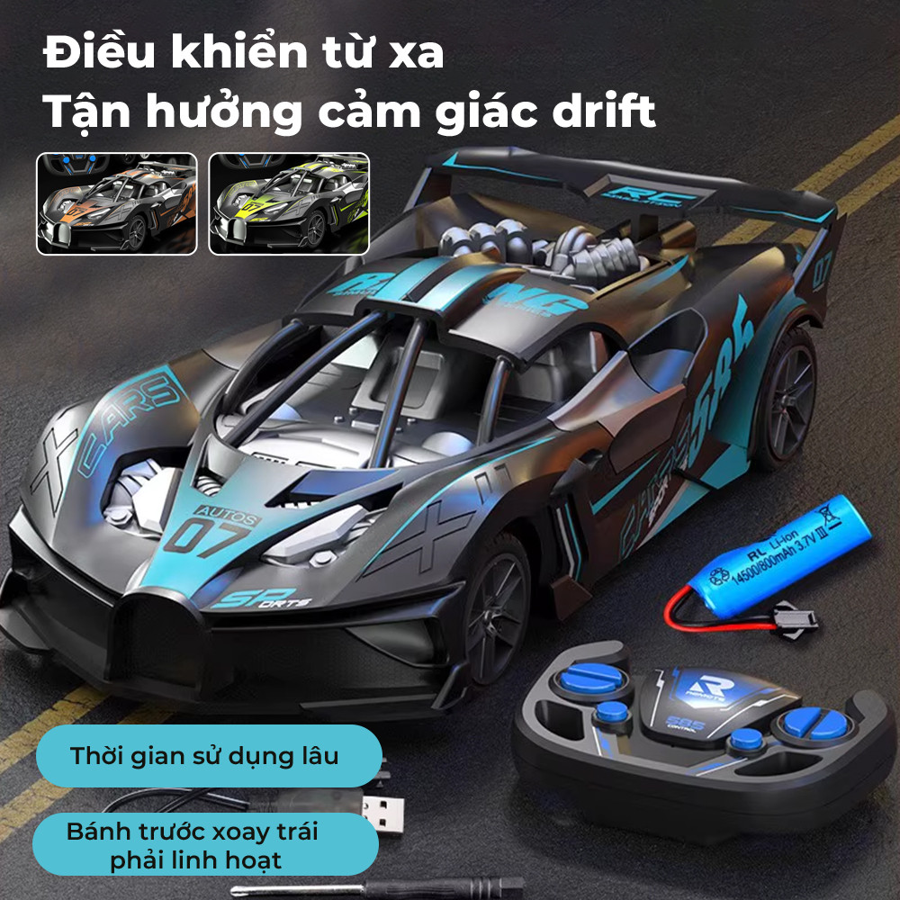Bugatti Car Toy for Kids 2.4G Remote Control Car RC Racing Toy Car Boy Racing Model Children Toy Car