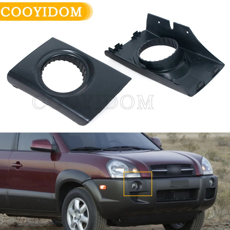 Foglights Dành Cho Xe Hyundai Tucson 2006 2007 2008 2009 2010 2011 2012 Sương Mù Lưới Tản Nhiệt Viền