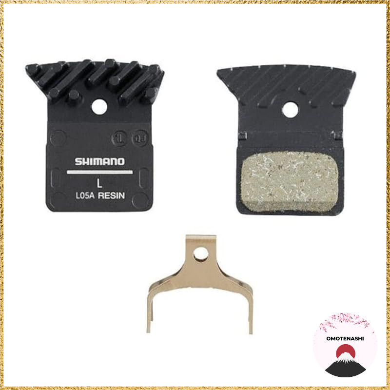 Shimano Repair Parts Disc Brake Pads L05A-RF Resin with Fins 1 Pair EBPL05ARFA