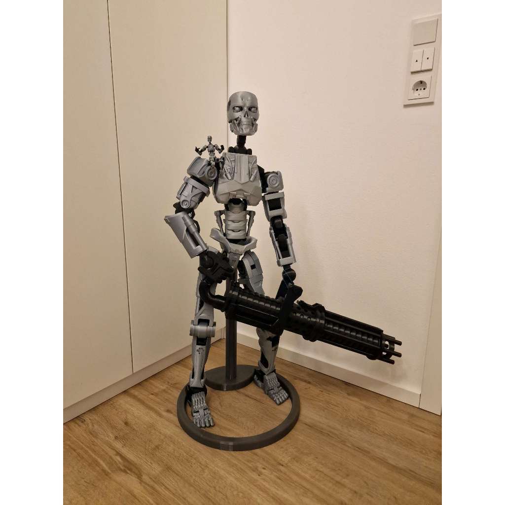 Mô Hình Lắp ráp Robot Kẻ Hủy Diệt Terminator T800 | in 3D cao cấp các khớp linh hoạt bảo đảm độ bền