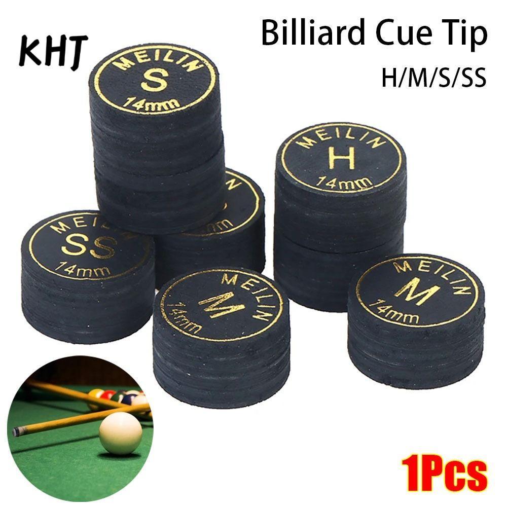 KHJ 1 Cái Đầu Cue Billards, Đầu Billards hồ bơi Snooker 14mm, Phụ kiện sửa chữa cực bền 9 lớp H / M 