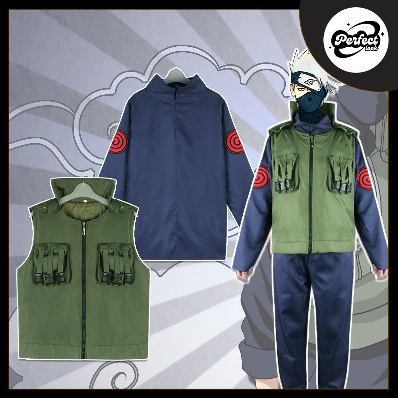 Fire Shadow Kakashi 's áo giáp Naruto cosplay trang phục Kakashi đồng phục Upper Ninja Asma Anime nh