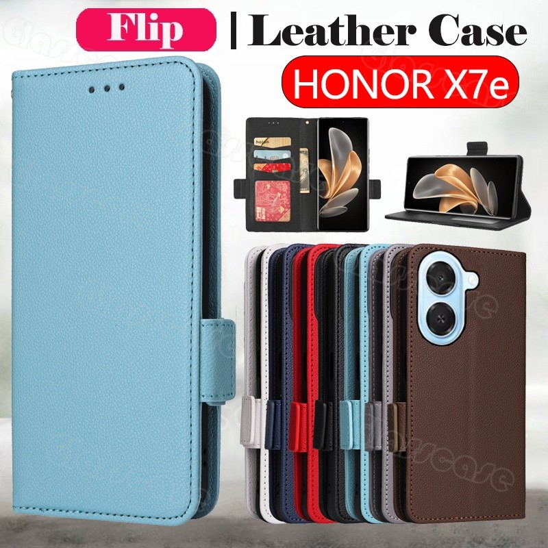 Vỏ HONOR X7e 2026 Cho HONOR X7e X7 e HONORX7e X7E 4G 5G Vỏ Điện Thoại Khe Cắm Thẻ Ví Giá Đỡ Vỏ Bảo V