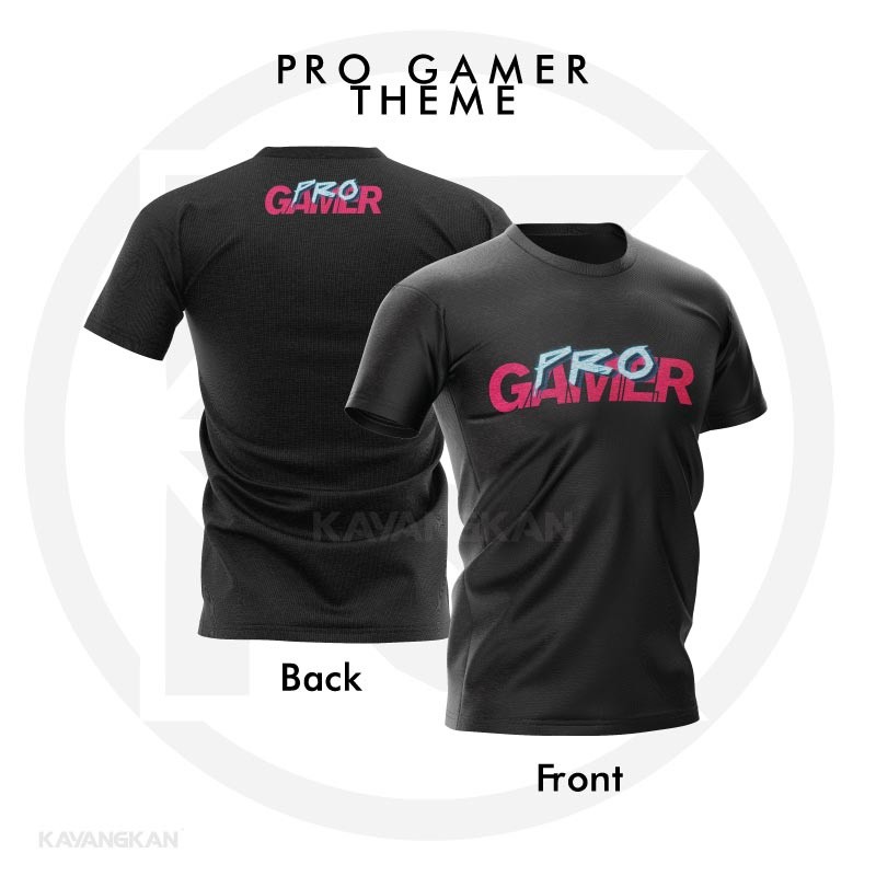 Áo thun Pro Gamer Theme - Kain Jersey Print Graphic