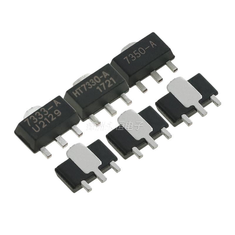 Bộ 50 UMW HT7330-A / 7333-A / 7336-A / 7350-A Bộ Điều Chỉnh Điện Áp Tuyến Tính (LDO) Miếng Dán SOT89