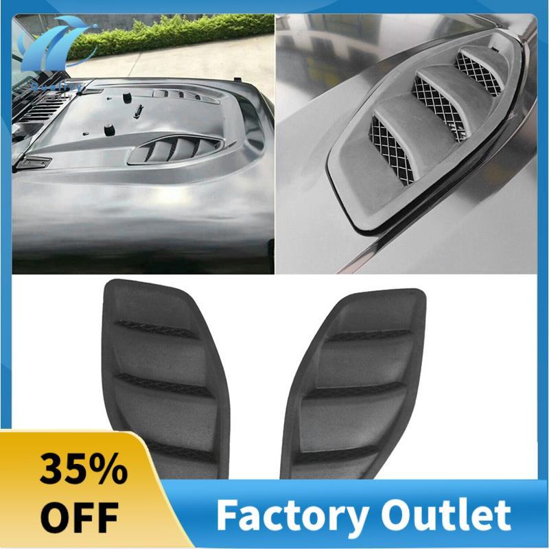 2 Chiếc Ô Tô Hood Air Vent Outlet Viền Dành Cho JK 10 Năm Kỷ Niệm 2007-2017 Thay Thế