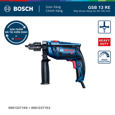 [Hàng kiểm định lại] Máy khoan động lực GSB 13 RE - Hoạt động ổn định, có bảo hành 3 tháng