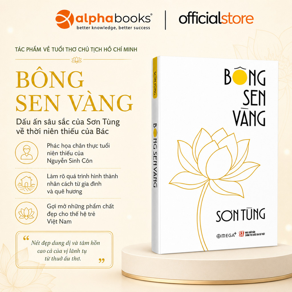 Sách - Bông Sen Vàng - Sơn Tùng (Omega Plus)