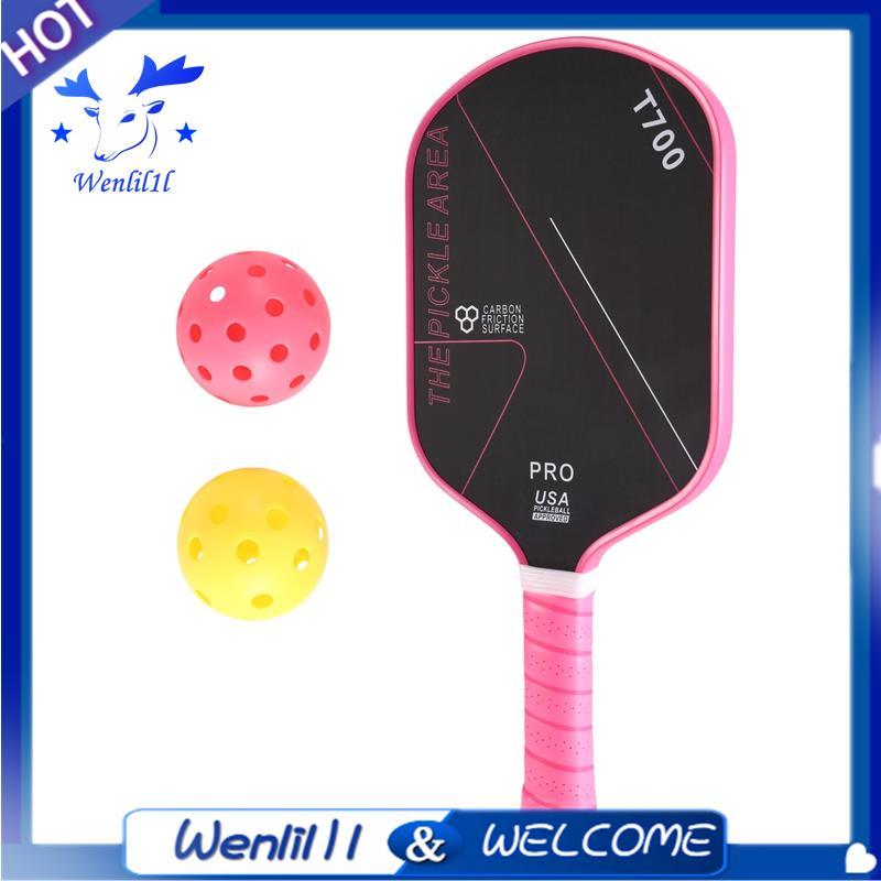 T700 Pickleball Mái Chèo 16MM Sợi Carbon Pickleball Vợt Bộ Chuyên Nghiệp Pickleball Mái Chèo T700 Ca