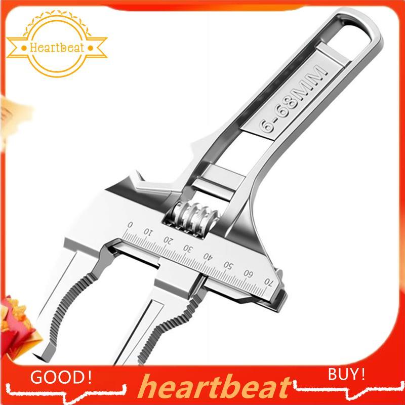 Cờ lê bồn rửa có thể đảo ngược với cờ lê mở hàm 6-68mm Bạc có thể điều chỉnh 6-68mm