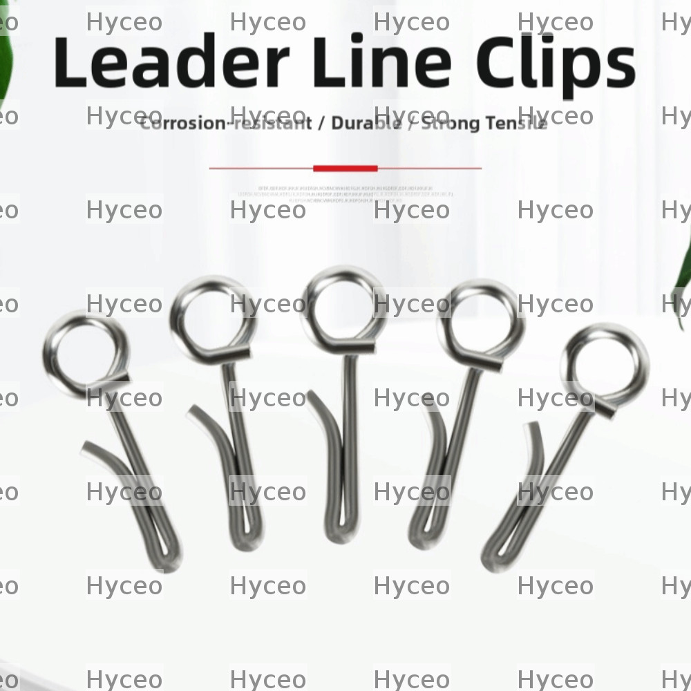 HYCEO 100 Chiếc Đầu Nối Xoay Câu Cá, 100 Chiếc Mang Xoay Mồi Câu Cá Phụ Kiện, Khóa Bền Cán Snap Thùn