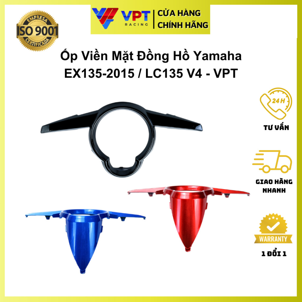 Ốp viền đồng hồ Exciter 135-2015, LC135 V4 chính hãng Malaysia 55C